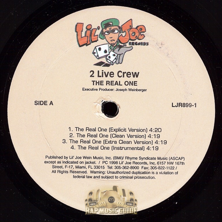 2 Live Crew The Real One Record Rap Music Guide